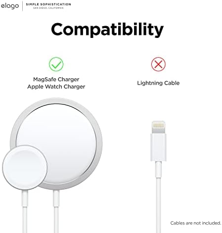 elago Stacja ładująca MS5 kompatybilna z ładowarką MagSafe, kompatybilna z ładowarką Apple Watch, kompatybilna z iPhone 13, seria 12, kompatybilna z Apple Watch wszystkie seria, ładowarki nie są