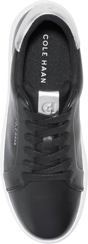 Cole Haan Cole Haan Women's Grand Crosscourt Joy Platform Sneakers, Black/Silver Metallic, 8.5-B US