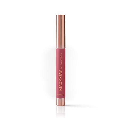 Image of Hilary Rhoda Maxx Stay Non Transfer Lipstick | Matte Finish & Transfer-Proof | 16-Hour Stay | Creamy Finish & Smudge Proof | Crayon Lipstick - 1.5g (Salted Caramel - Shade 03)