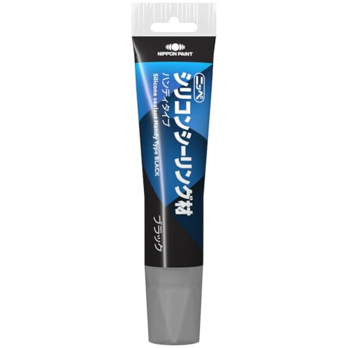 ニッペ(Nippe) シリコンシーリング材 チューブタイプ ブラック 防水・補修用 100g 4976124864049の商品画像（Amazon）
