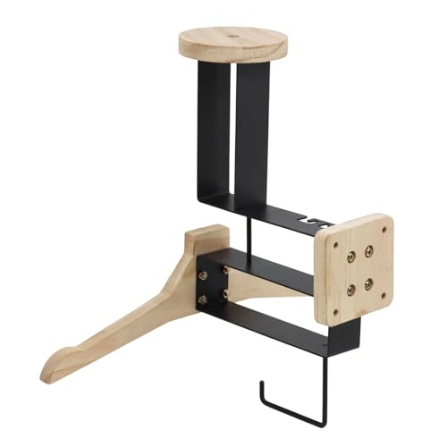 Genérico Soporte De Casco Para Pared - Organizador de Guardado y Expositor,Colgador De Cascos Con Montaje En Pared,Para Chaqueta Guantes Bicicleta Scooter Eléctrico Hogar Garaje Gimnasio