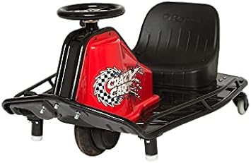 Razor Crazy Cart Sport - 24V Electric Drifting Go Kart, Variable Speed, Up to 12 mph, Up To 40 Minutes of Continuous Use, Drift Bar for Controlled Drifts, Ages 9+