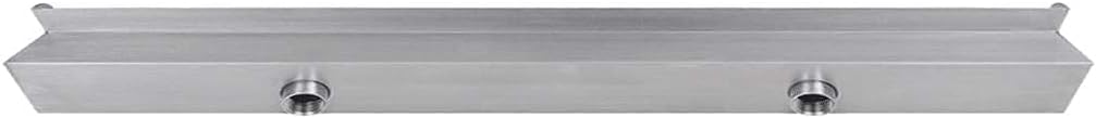 Waterfall Pool Fountain, 59" X 4.5" X 3.1" Stainless Steel Pool Fountain Waterfall Fountain Decorative Pool Fountain,