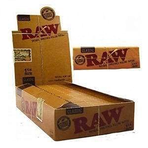 RAW ELEMENTSNatural Classic 1 1/4 Size Rolling Papers (24 Count)