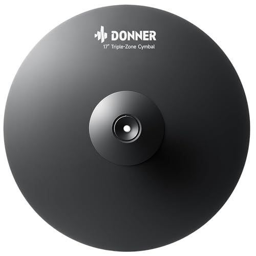 Donner 17-inch Mute Cymbal for Electronic Drums