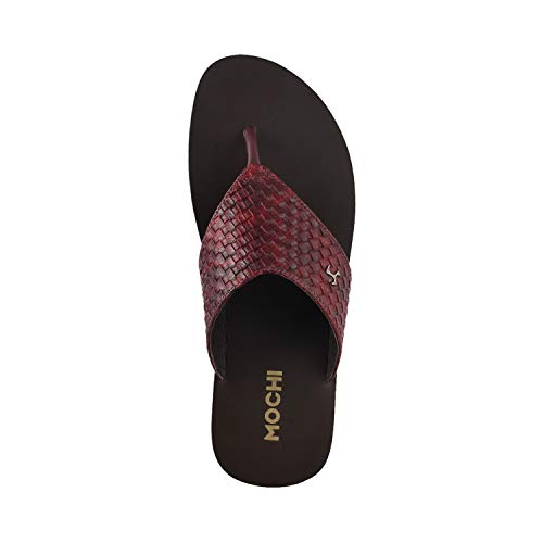 Mochi Men's Leather Slipon Thong Sandals