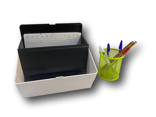 Agendepoint.it - Schedario In Plastica Schede Orizzontali 24x17 Capacità 300 Posti