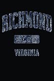 richmond virginia va vintage athletic sports design: take your college experience to the next level: 6 x 9 inches, 120 pages of note-taking and learning strategies for high school and college students