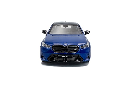 BMW G90 M5 Sedan Modelo a Escala 1:43 Azul Marina miniatura 2