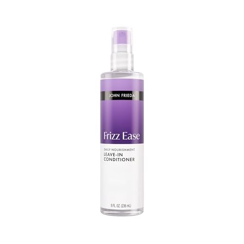 John Frieda Frizz Ease Daily Nourishment Leave-In Conditioner for Frizzy Hair Detangler & Lightweight Hydration 8 fl oz