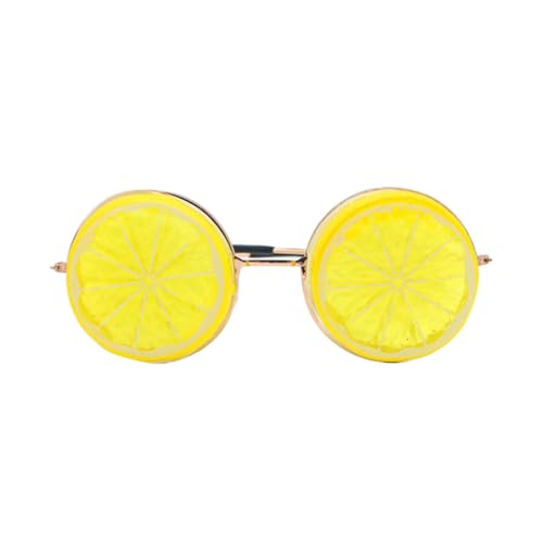 winying Lunettes De Soleil Citron Dété Accessoires Pour Photos Amusantes En Extérieur Ou Intérieur Jaune Taille unique