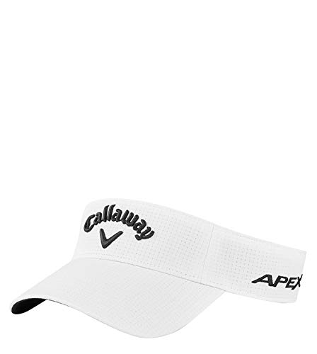 Callaway Golf White 20 Tour Authentic Low Pro Visor Cap