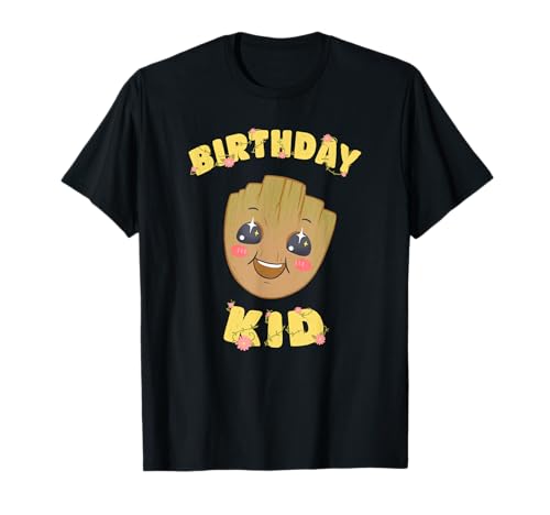 T-shirt anniversaire enfant Marvel Groot pour fête et goûter d'été