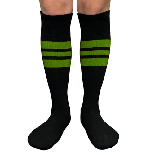 COUVER - Calcetines altos para béisbol, softball, color negro - Negro - Medium