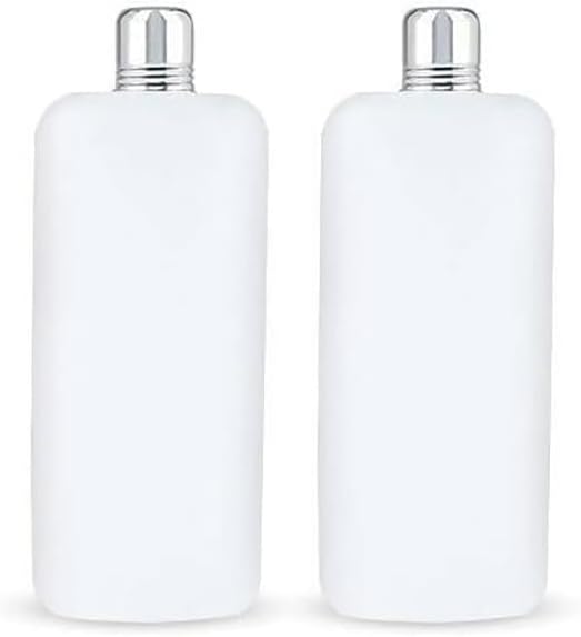Plastic Travel Flask 26 oz, Set of 2