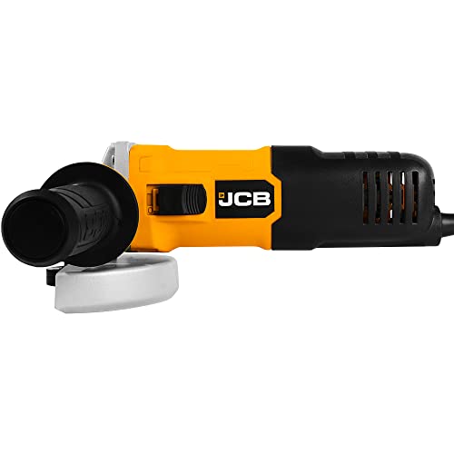 JCB Winkelschleifer Doppelpack (230 mm mit 2000 W und 115 mm mit 600 W, M14 Aufnahme, Anti-Vibrationsgriff, Sanftanlauf, verstellbare Schutzhabe, Spindelarretierung) Trennschleifer – Bild 6