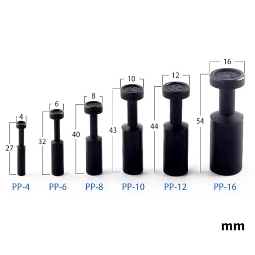 Conector de sello de ajuste a presión PPF-16 para accesorios neumáticos de nailon 5