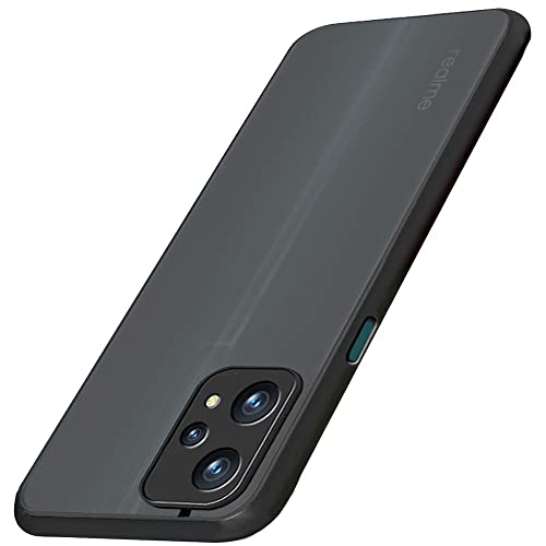 Image of TheGiftKart Translucent Hybrid Back Case Cover for Realme 9 Pro 5G | Smoked Matte Back | 360 Degree Protection | Protective Hard Back Case Cover for Realme 9 Pro 5G (PC & TPU | Black Bumper)