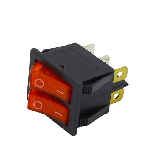 Rocker Switch,Boat Switch 6pins with lamp ON/Off