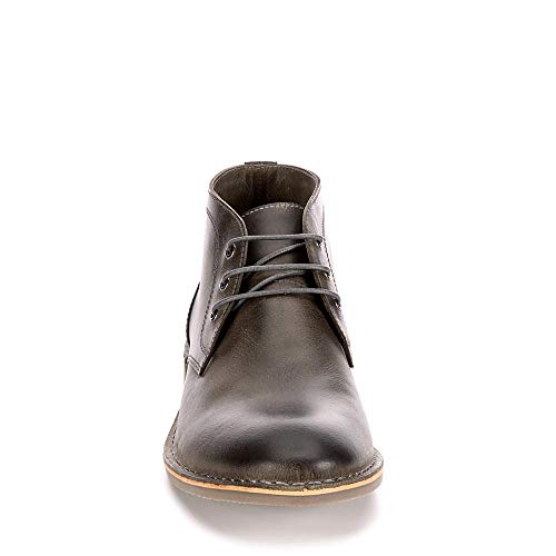 Franco Fortini Mens Hudson Lace Up Chukka Boot Shoes, Grey, US 7.53