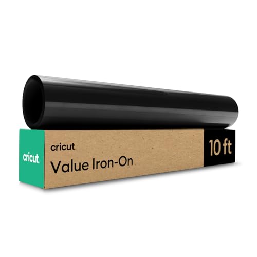 Value Iron-on - Black - 12 in x 10 ft (1)