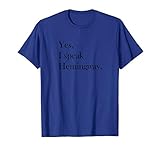 Hemingway Shirt - Literary Gift, Writer T shirt