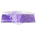 HLIAN Tulle Roll Crystal Organza Tissu Chaises Couverture Sheer Wedding Arch De Backdrop Décoration Fournitures de fête (Color : Violet, Size : 1pc)
