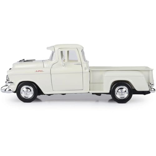Modelo a escala 1:24 Camioneta 1957 Blue Chip Pickup Blanco miniatura 3