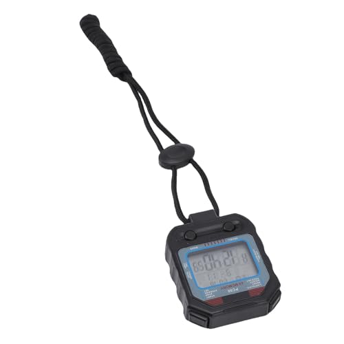 Pongnas Professional Multifunctional Timer Stopwatch for Running 9Hrs 59Mins 59Sec 12/24Hr Alarms Lightweight Compact Design