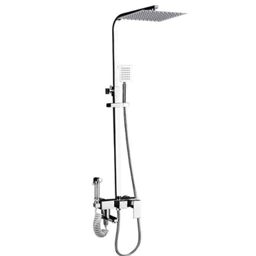 OZBMA shower set four-way four-speed set, all-copper rack square faucet shower, bidet spray gun hand-held women's gun, head, bathroom