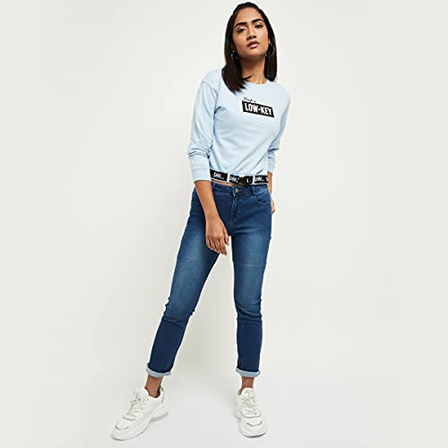 Image of Max Women's Viscose-Nylon Round Neck Sweatshirt