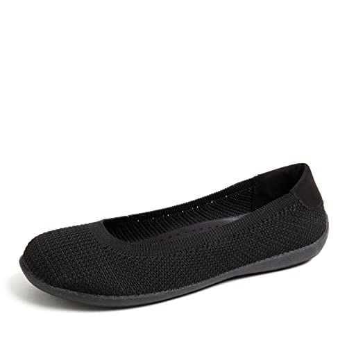 Dearfoams Women's Lightweight Washable Comfort Misty Ballet Flats