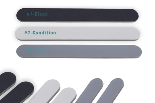 DreamCut Nail Buffing System – 9 Piece Nail Grooming Tool Set – Includes Three 3-Piece Kits for Professional and at-Home Manicure Care – Premium Nail File System for Smooth, Shiny Nails
