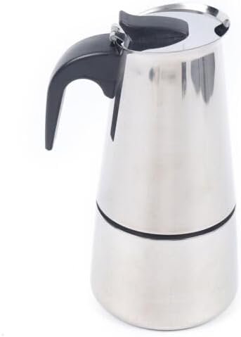 Cafetera de acero inoxidable con estufa eléctrica, percolador Expresso, fácil de limpiar, cocina italiana de inducción, cafetería portátil,