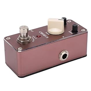 [CHORUS EFFECT] Experience the rich and immersive sound of your electric guitar with our Chorus Effect pedal, designed to create a soft and wide mixed chorus effect for a more captivating performance. [TRUE BYPASS DESIGN] Enjoy unparalleled sound qua...