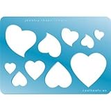 Cool Tools - Jewelry Shape Template - Hearts