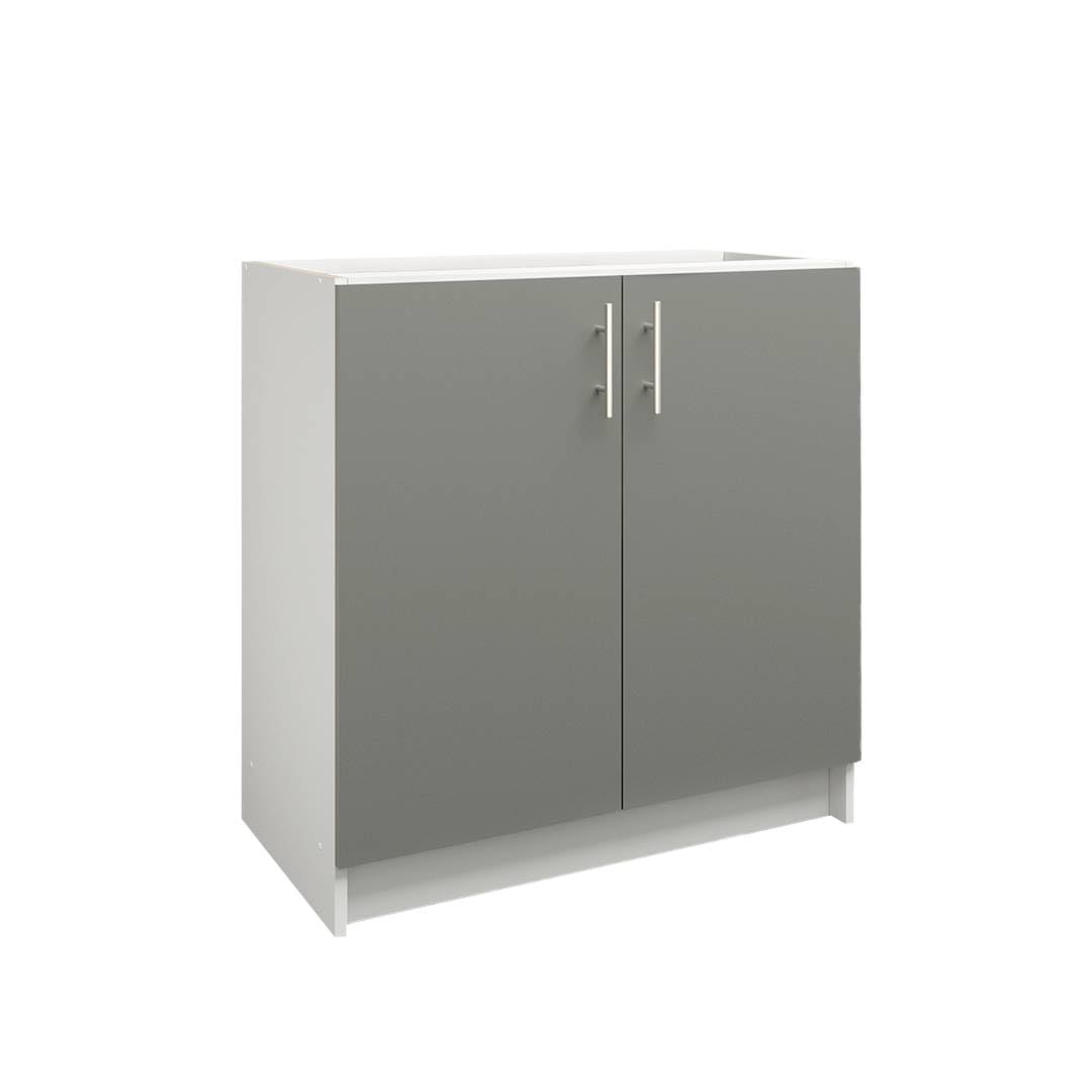 JD Greta Fixed Height 800mm Kitchen Base Cabinet Floor Unit (Without Worktop) โ Grey Matt
