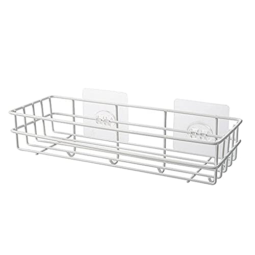 Support d'étagère suspendu de douche blanc pour rangement de cuisine - 2