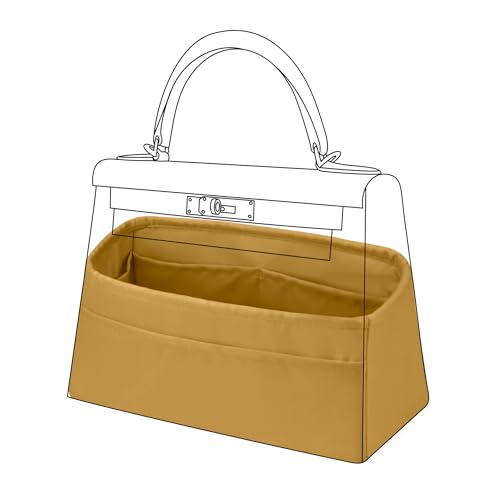 DGAZ Silk Purse Organizer Insert for Kelly Bag(Biscuit color,KL28 Sellier)