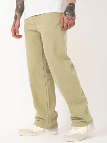 Image of Bewakoof Men's Baggy Fit Jeans