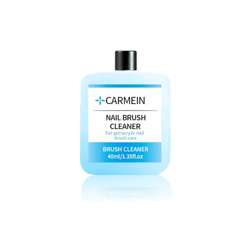 CARMEIN Nail Brush Cleaner - Special for Gel/Nail Art Brushes & Makeup Brush Care Must-Have for Renewal 40ml/1.35fl.oz