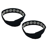 GLEAVI De Masaje Acupresor Para Cabeza y Cuello y Para Relajación Diaria Esponja Color Negro