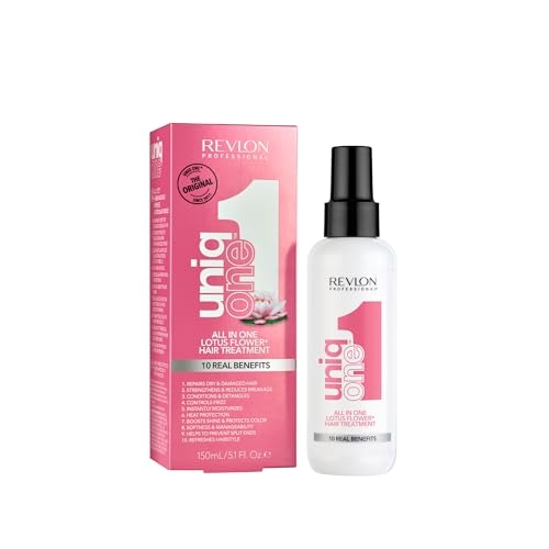 Revlon Professional UniqOne Flor de Lótus, Tratamento Capilar, Protetor Térmico 10 em 1 I ...