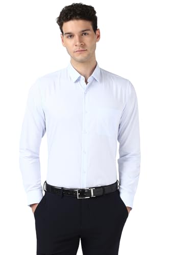 Image of Peter England Mens Polycotton Slim Fit Shirt