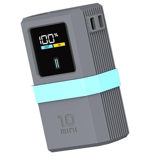 ljhnba Silicone Case for 10 10000mAh PB1055 55W Energy Box Storage Shockproof Antislip Protective Sleeve Case Travel Gray