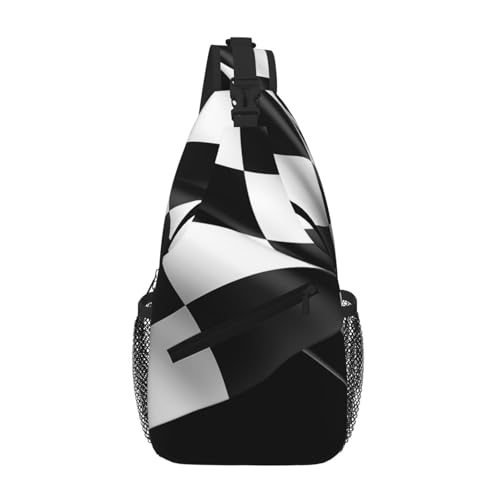 Bolso tipo bandolera negro para senderismo y viaje miniatura 1
