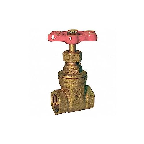 Gate Valve, Brass, 1/4 In, Brass
