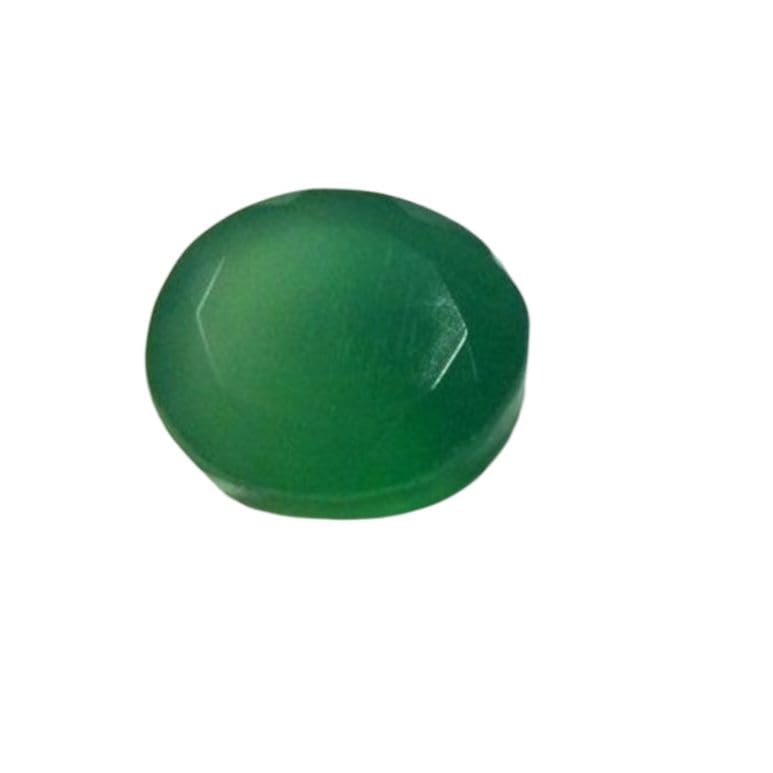 Natural Green Z-Stone Gemstone, 7.50 Ratti, Round Cut : Amazon.in