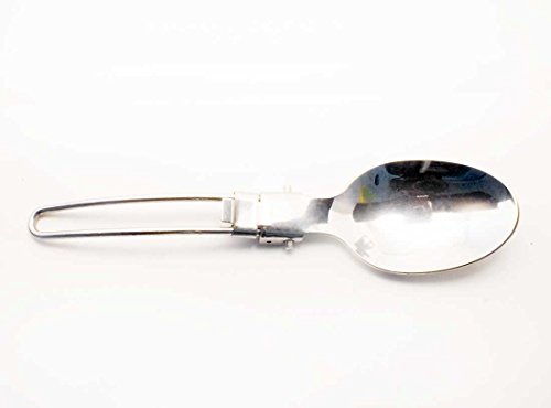 Outdoor Saxx, Set Di Posate Da Viaggio Pieghevoli Per Campeggio | Coltello, Forchetta, Cucchiaio, Custodia Per Il Trasporto | Compatto, Leggero, Piccolo, Pieghevole - 6