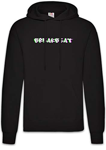Breakbeat Glitch Hoodie Urban Backwoods sweat-shirt à capuche coton pour homme